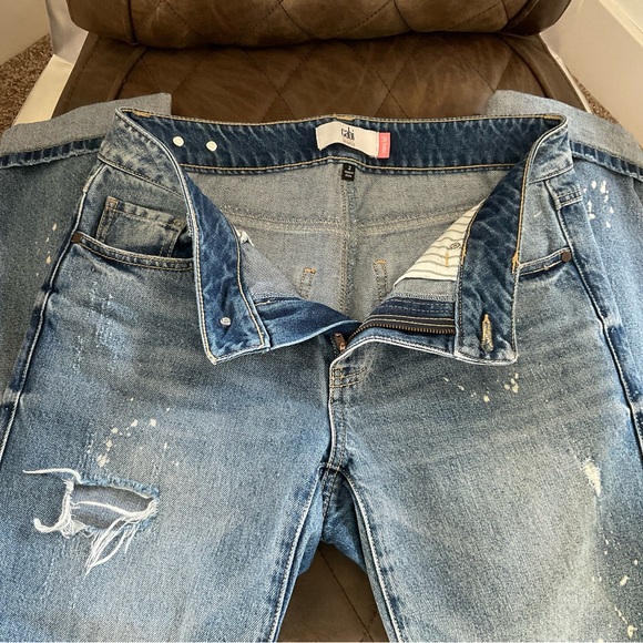 CAbi 100% Boyfriend Distressed Jeans - Style #5884 PO#224115 - Picture 6 of 14